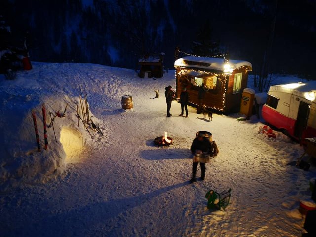 Le jardin en hiver