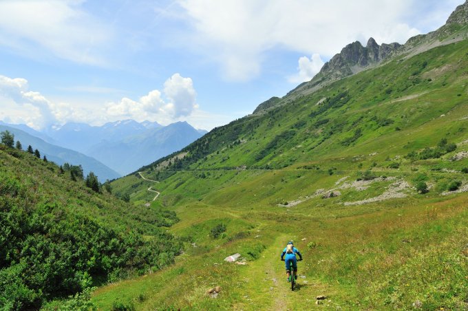 La descente du Col du Sabot