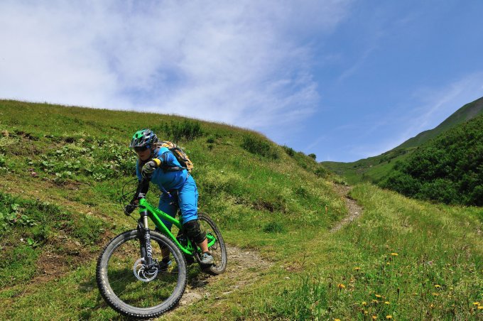 La descente du Col du Sabot