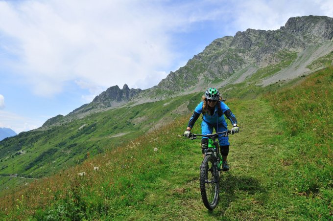 La descente du Col du Sabot