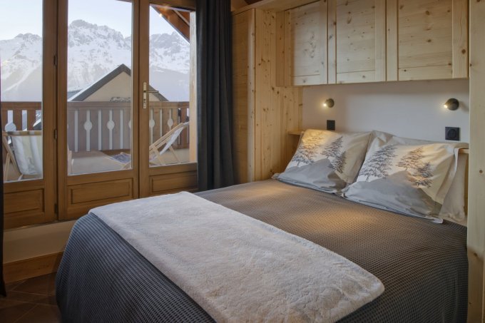 Chambre double avec vue sur Belledonne