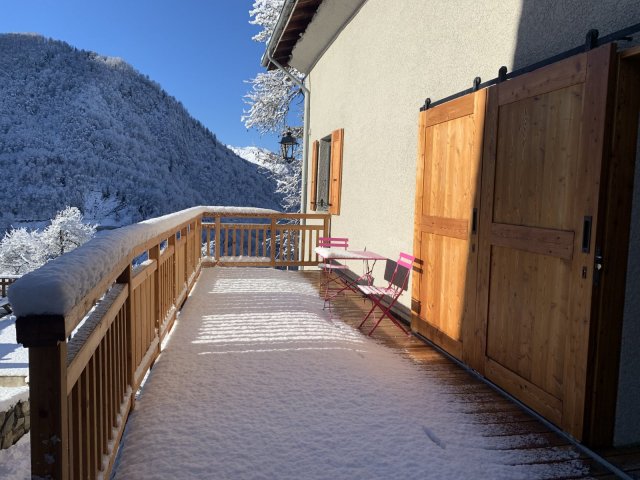 Terrasse l’hiver