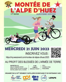 Montée de l’Alpe d’Huez du 93ème RAM