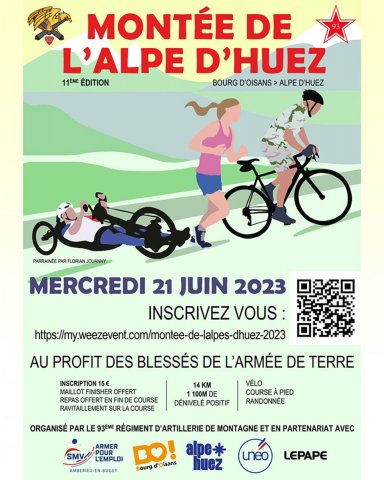 Montée de l’Alpe d’Huez du 93ème RAM