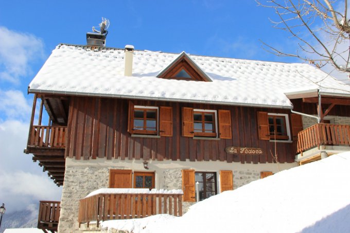 Chalet La Fedora en hiver