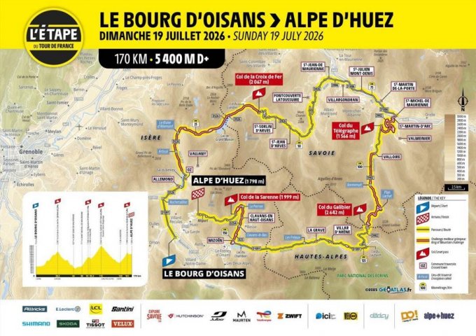 Etape du Tour amateurs Le Bourg d&rsquo;Oisans > Alpe d&rsquo;Huez_La Grave
