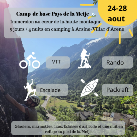 Camp de base au Pays de la Meije avec Théotour_Villar-d&rsquo;Arêne
