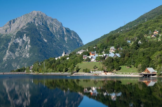 Plaine de l’Oisans et lac du Verney