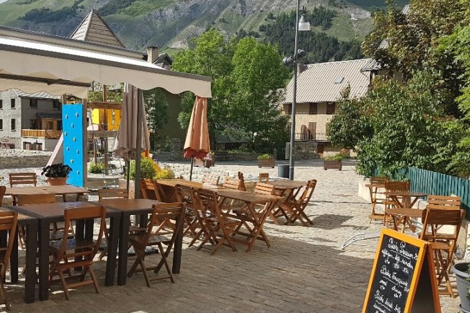 Terrasse en été