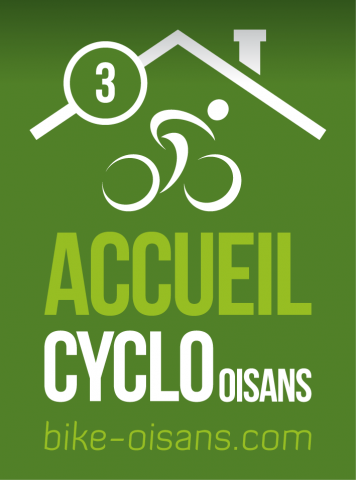 Label Cyclo 3 Vélos – Hotel Edelweiss – La Grave
